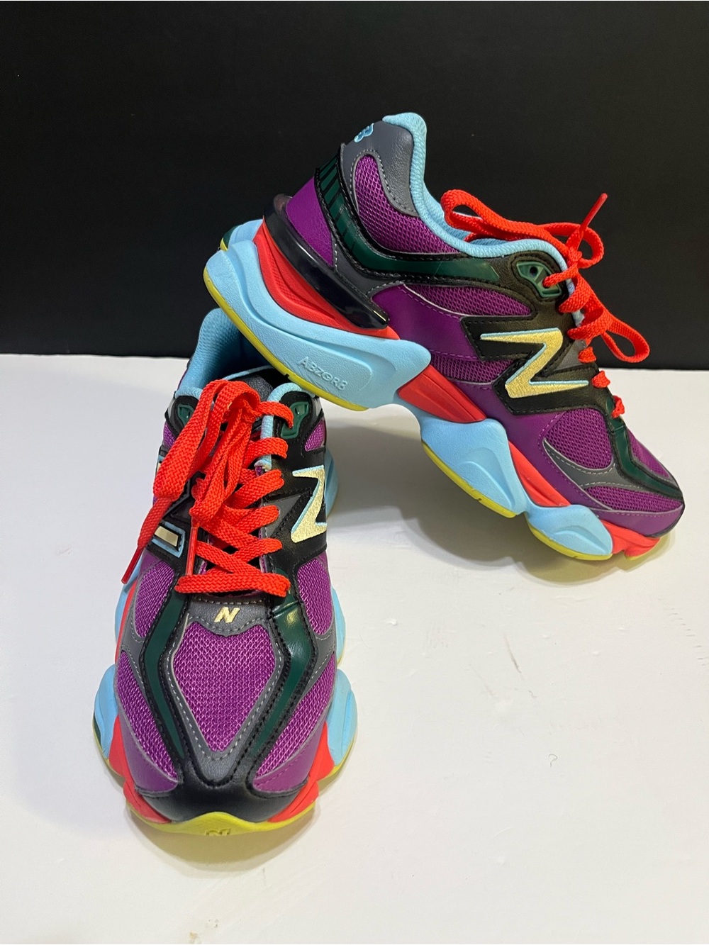 New Balance Multicolor Running Sneakers - Purple, Teal & Red - Picture 2 of 14